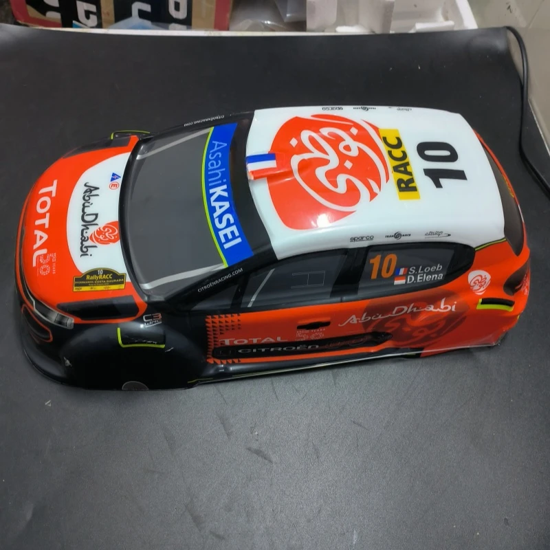 1/10 WRC RC rajd karoseria shell, szerokość 195mm, 255mm rozstaw osi drift podwozie dla Tamiya TT01 TT02 HSP 94123