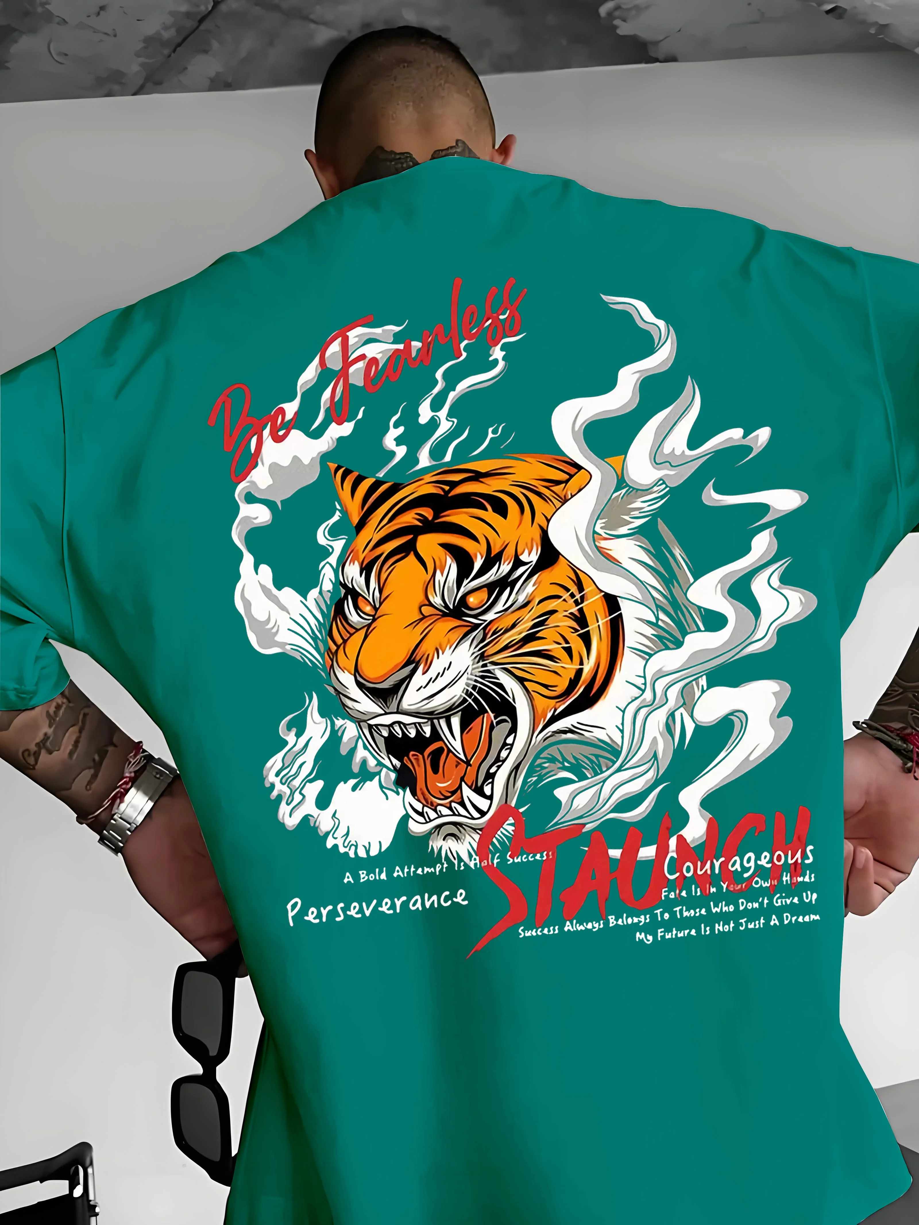 Angry Tiger Pattern 3D 프린트 스포츠 - Kids Outdoor Outfit 리뷰 및 가격