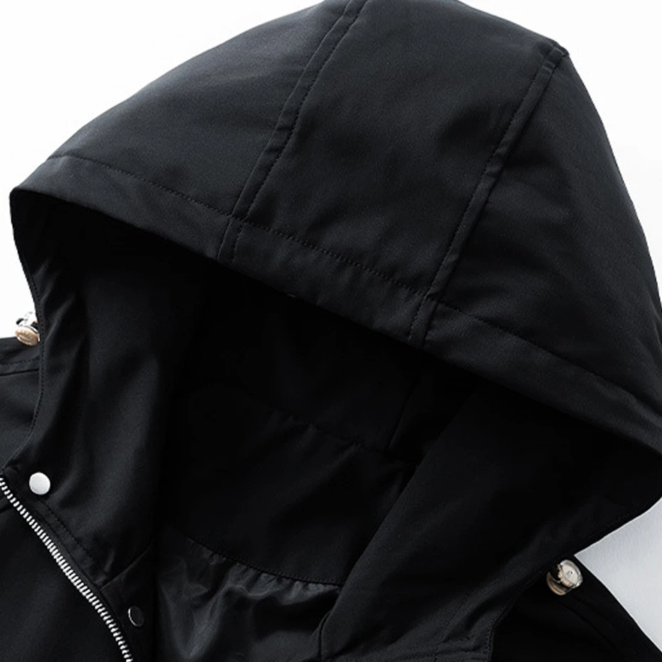 8XL Plsu Size Hooded Windbreaker Jacket Men Spring Autumn Camp Jackets Fashion Casual Coat Male Big Size 8XL Outerwear Outdoor