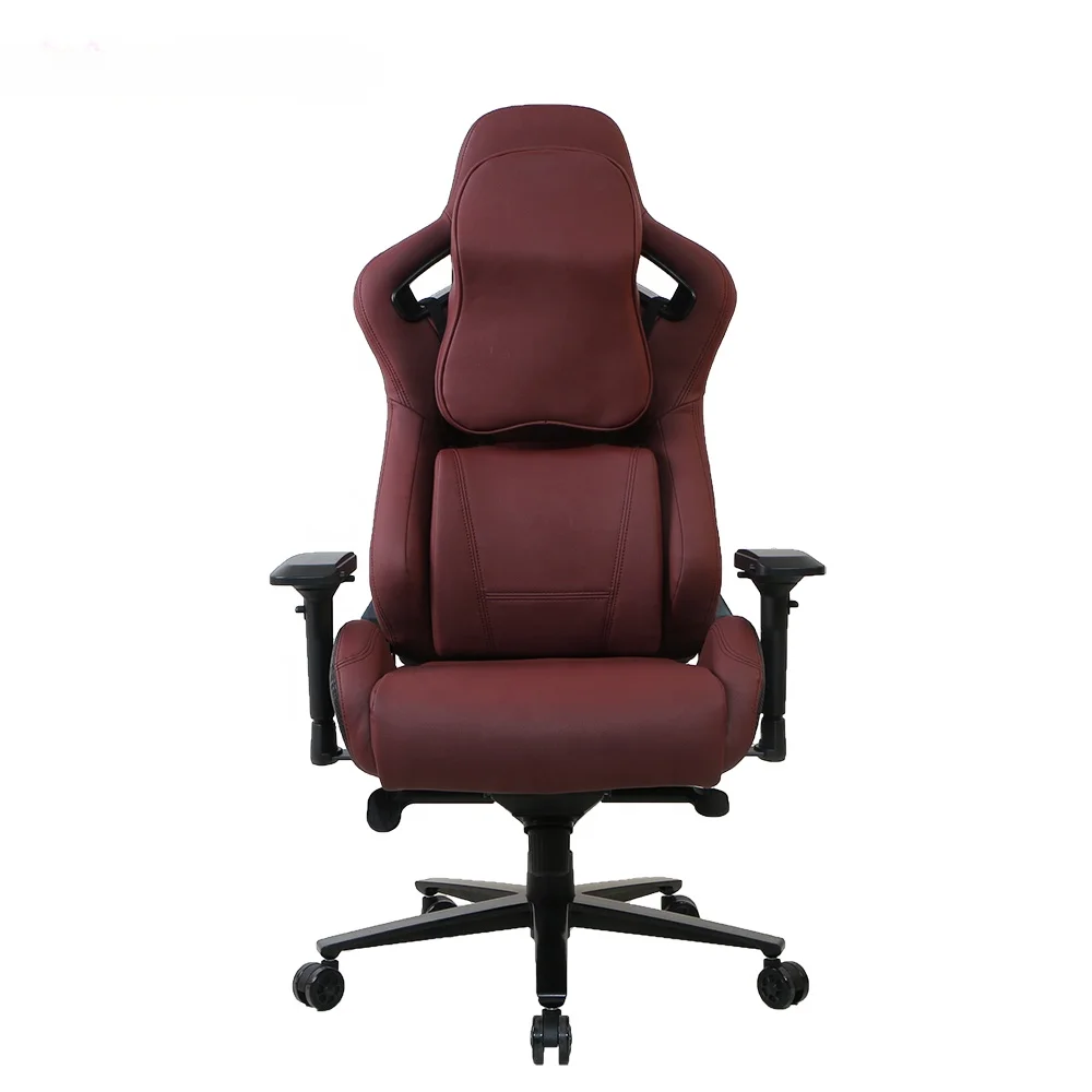 China OEM Burgundy Red Wine Ergonomic Chairs For Office On Computer Sale