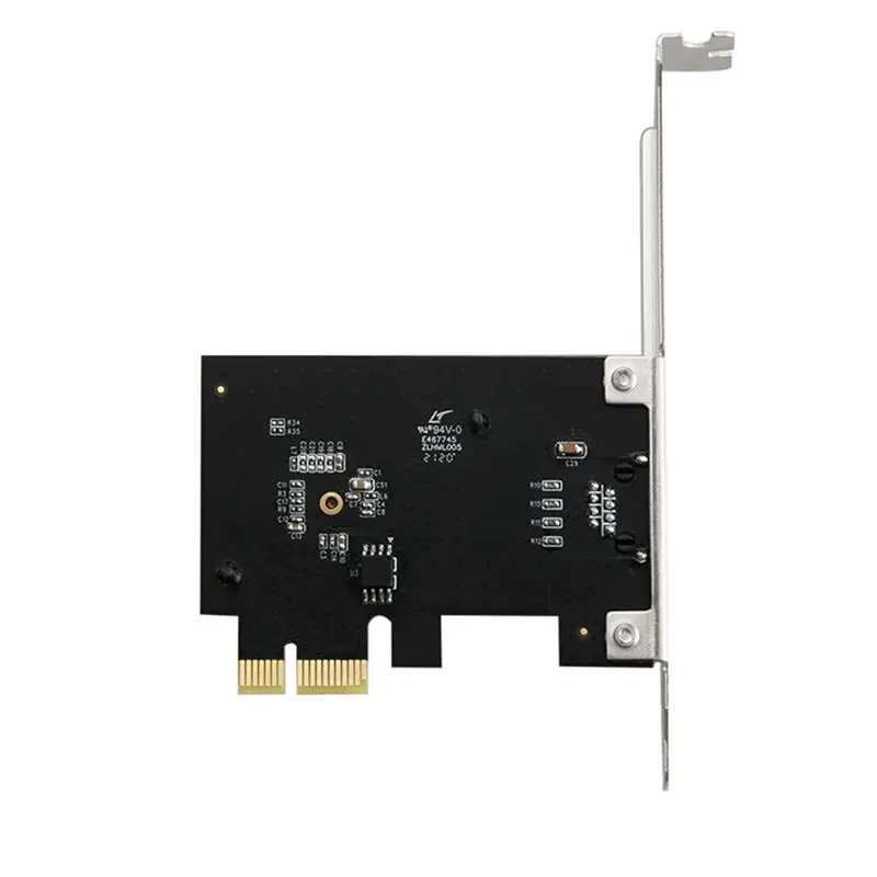 Exquisite-2X 2.5G PCI-E Network Card RTL8125B Chip Gigabit Ethernet PCIE Network Card 10/100/2500Mbps 1Gbps/2.5Gbps RJ45 LAN PC