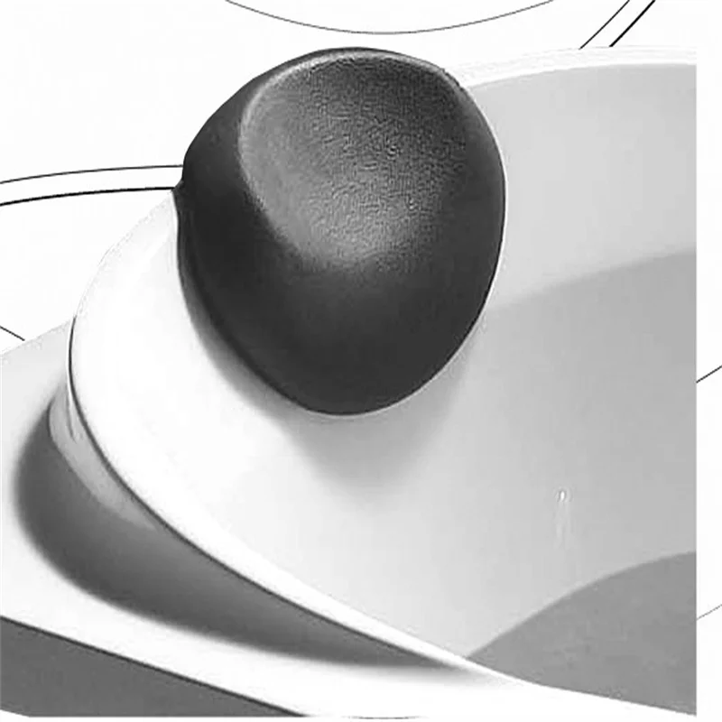 Almofada de banho luxuosa de espuma de poliuretano – Apoio de cabeça ultra macio e à prova d'água de secagem rápida para relaxamento de banheira de spa