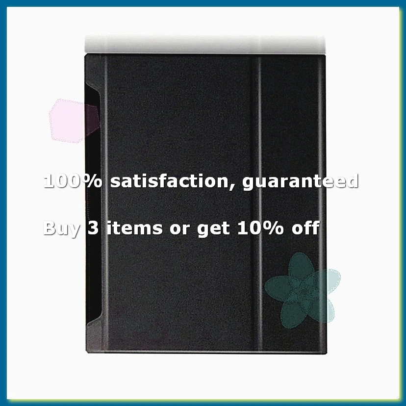 Foldable E-Reader Case Paste Type with Pen Slot Back Cover Wear- Leather Protective Shell for -RP1-DT30