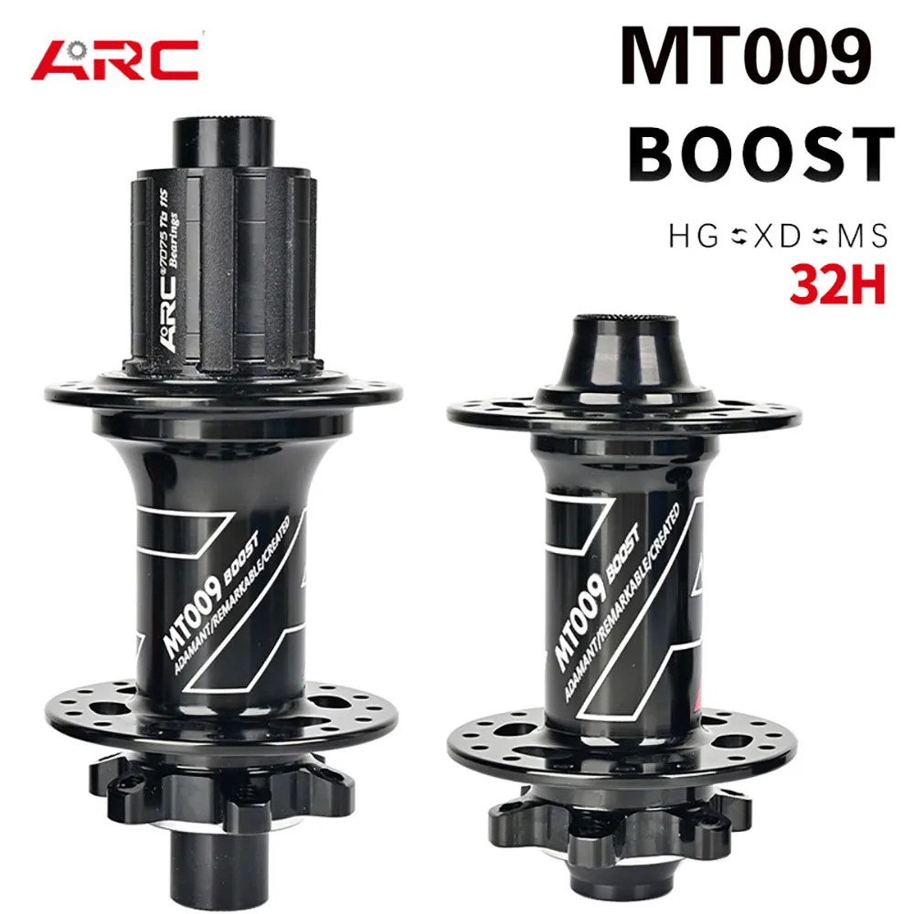 

ARC MT009 Boost MTB Mountain Hub NBK 4 Sealed Bearing Hub 32 Holes 6 Claws Disc Brake Bicycle Hub HG XD MS 8 9 10 11 12 Speed