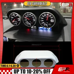 For 2010+ Impreza WRX STI VA VM PRO Style FRP Fiber Triple gauge pod 60mm RHD(Also fit Levorg VM/ Forester SJ GJ/ Impreza GP)