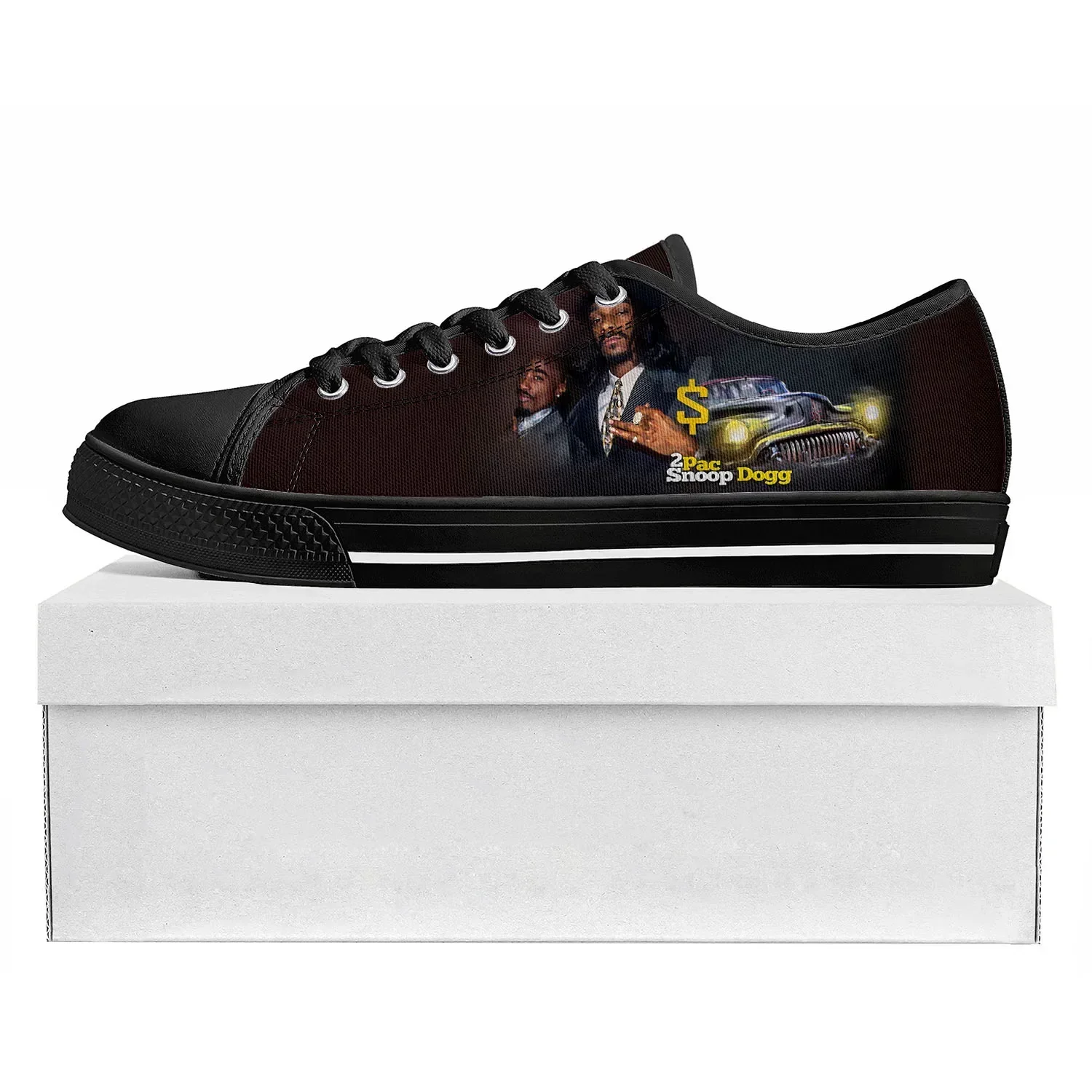 

Snoop Dogg Rap Low Top Sneakers Mens Womens Teenager Canvas Customized Sneaker Casual Couple Shoes Custom Made Shoe