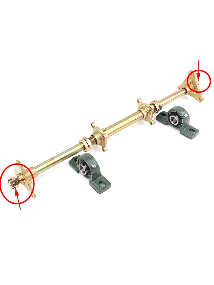 AliExpress NONE 2pcs M10/M12/M14/M16/M20 Hexagon Slotted Nuts for 50cc-250cc ATV Kart Dirt Bike Quad Bike Rear Axle Ball Joint Parts