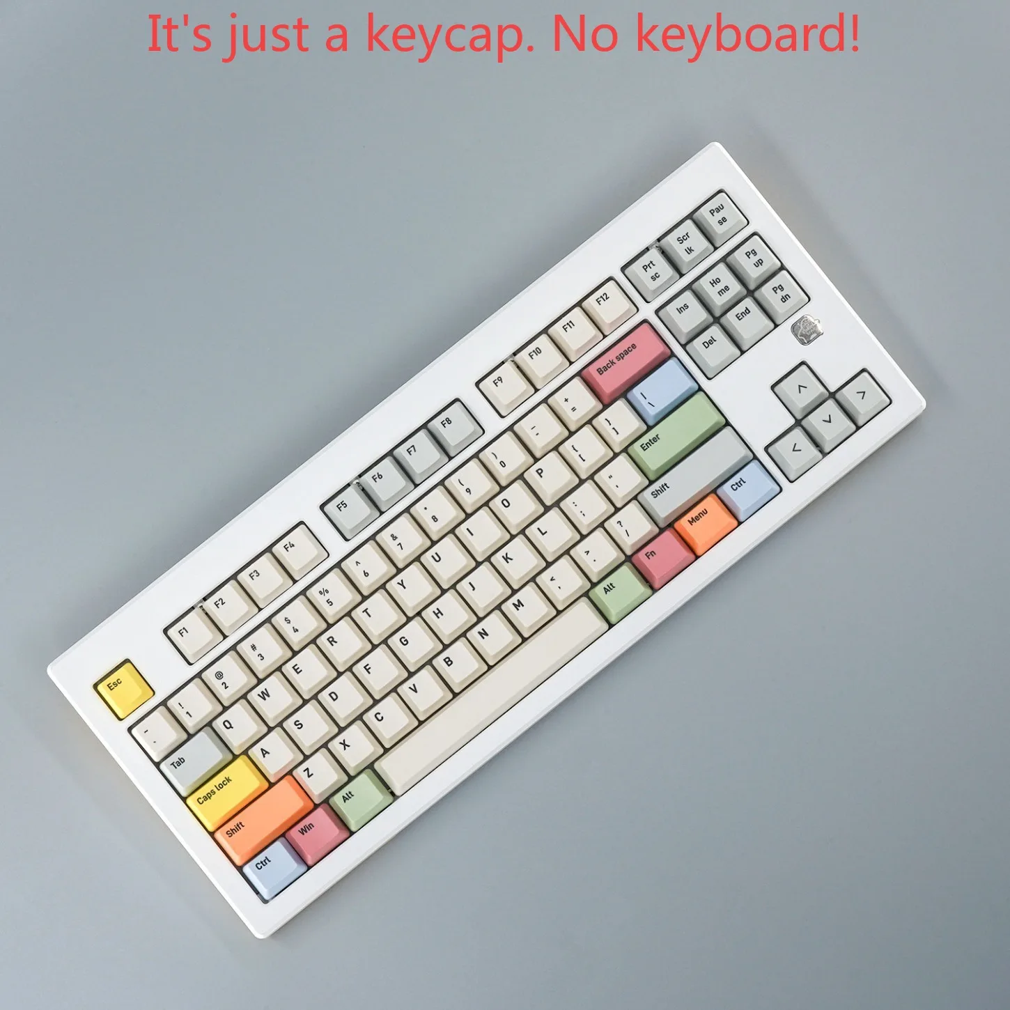 OEM Good-looking Simple Keycap Kit PBT Small Full Set English, Russian, Korean Radical Keycaps for Mechanical Keyboard