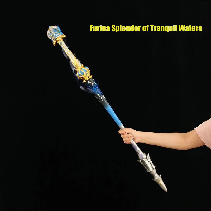 

100cm/33.37in Genshin Impact Five-Star Weapon Furina Splendor Of Tranquil Waters Cosplay Props Performances Toy PU Model Gifts