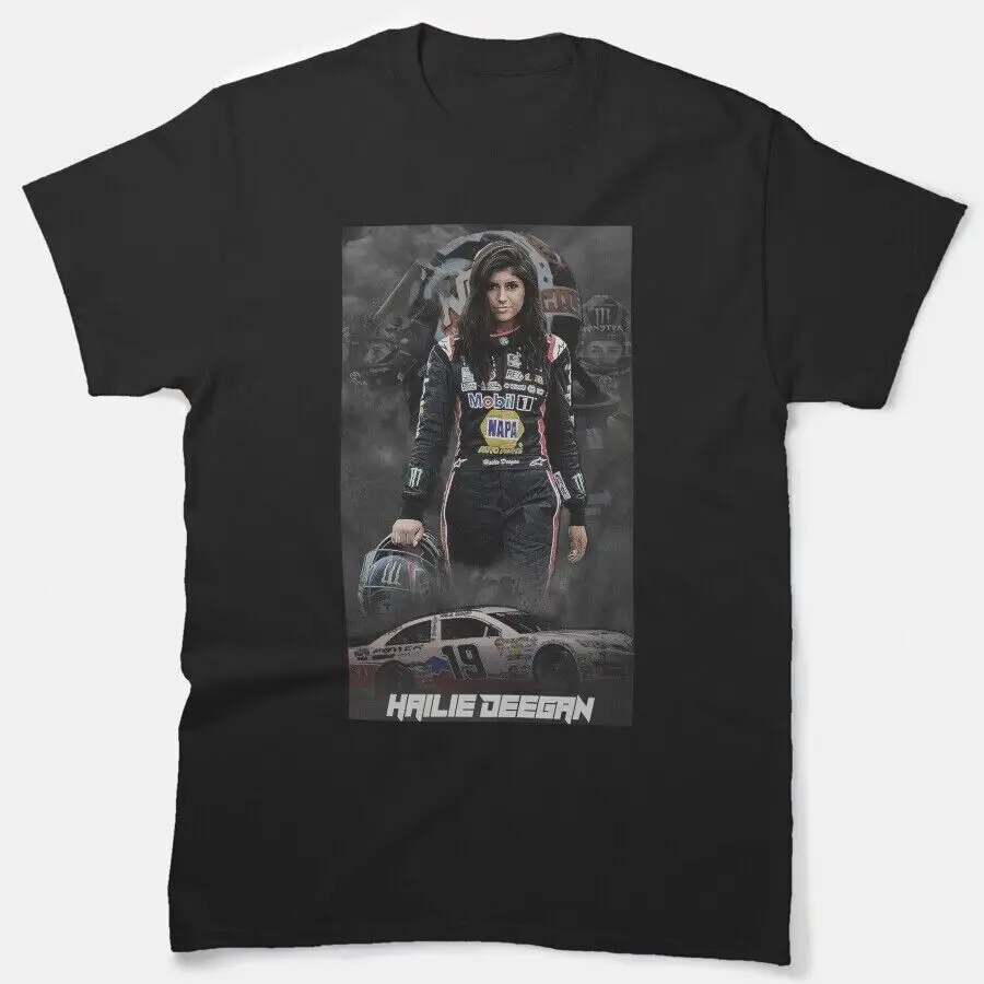 Hailie Deegan Poster Wallpaper For Fans Classic T-Shirt High Quality 100%Cotton Short Sleeve