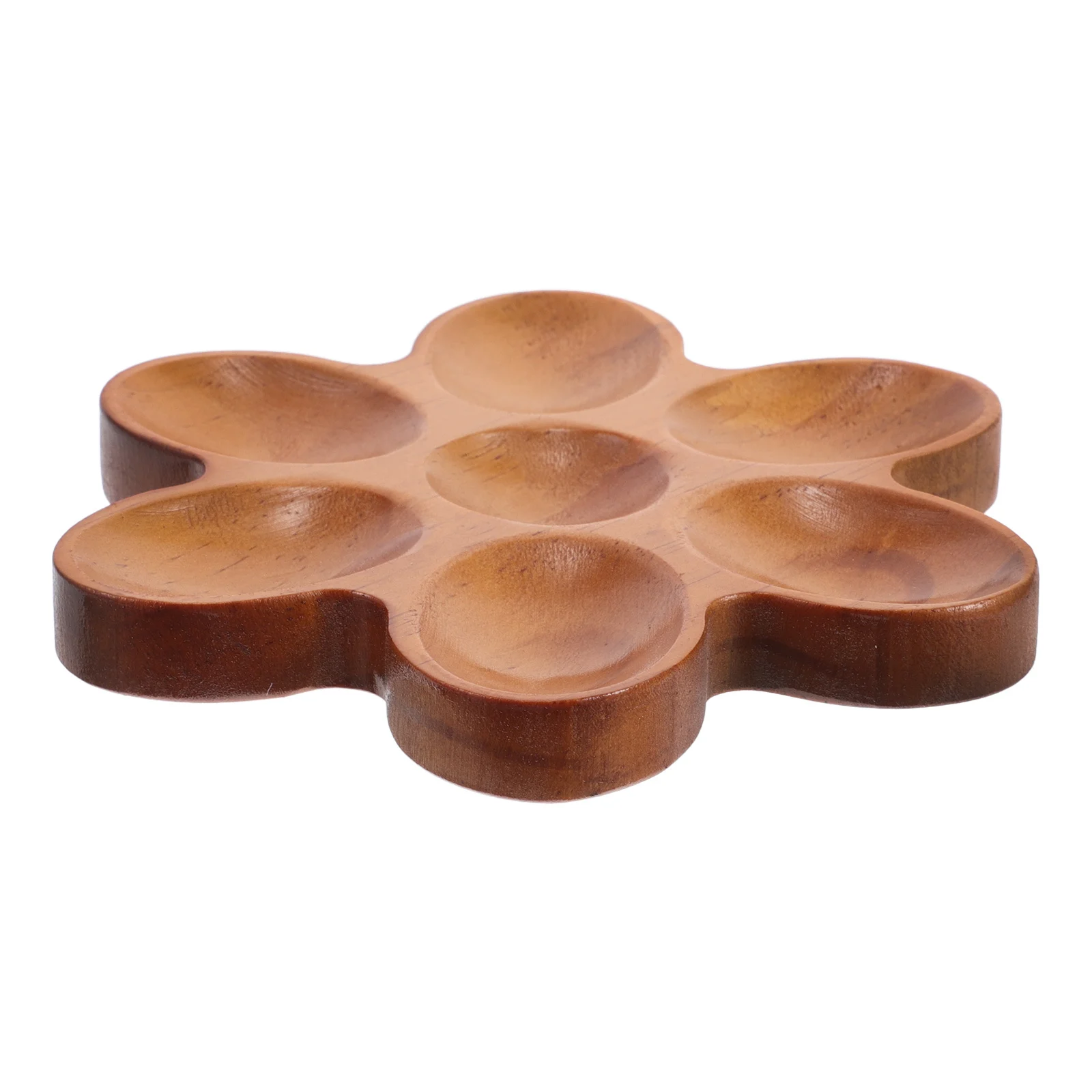 

Rustic Wooden Egg Organizer Tray Creative 7 Grid Egg Holder Countertop Storage Box for Fresh Eggs Home Rustic Eggs Holder