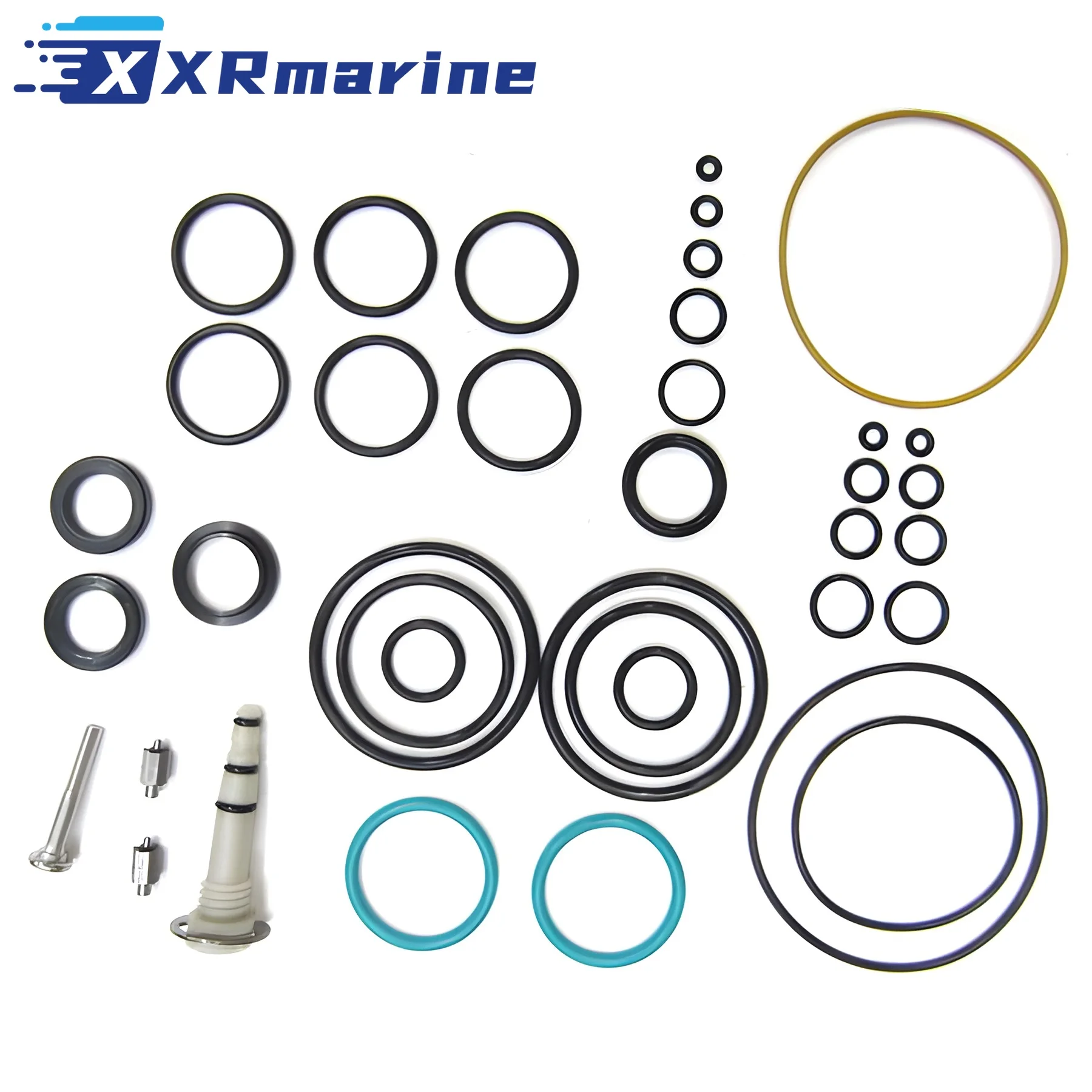 FSM030 Power Trim Seal O-Ring Kit 878408A1 w/ Relief Valve 893929A01 Fits for Mercury 135 140 150 175 200 225 200 250 HP Motor