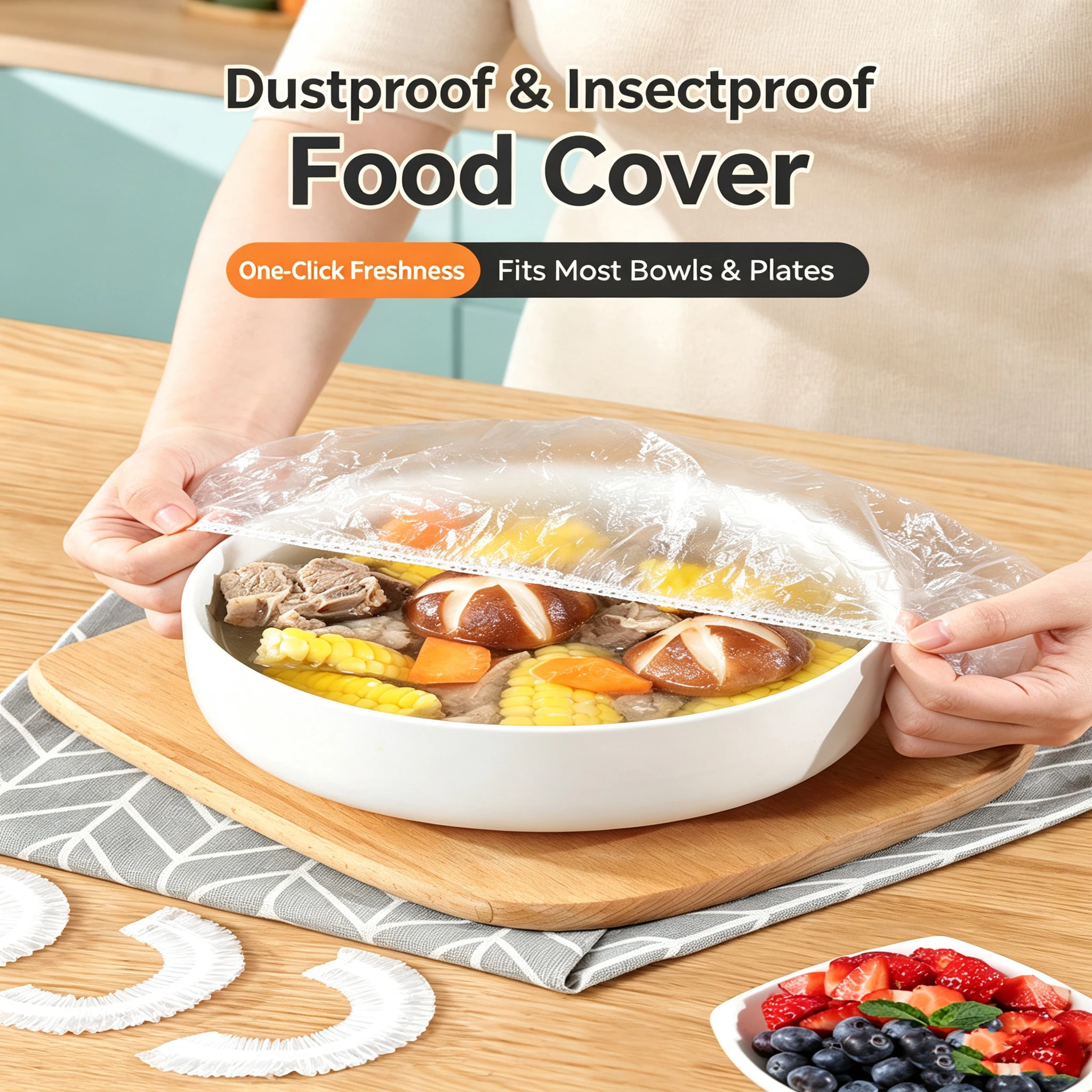 Women Bags Under 500 - 500/100Pcs Disposable Elastic Food Cover Bags,