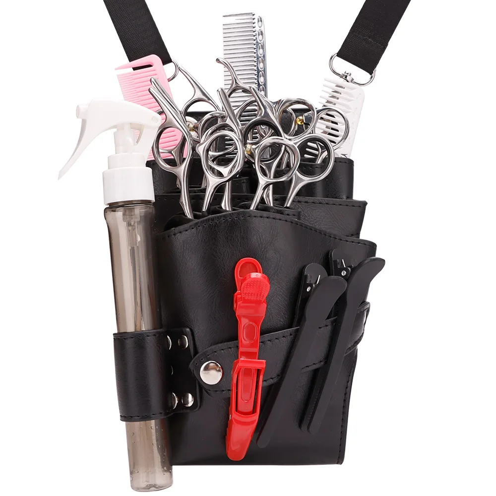 

Hairstylist Hair Scissors Bag Hair Scissors Bag Shoulder Bag Electric Push Scissors Comb Bag Waist Bag
