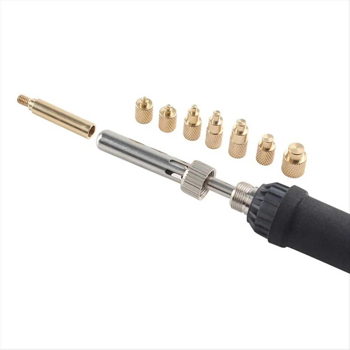 

BOFF Heat Insert Nut Iron Tip TS100 Soldering Iron Tip Insert M2-M8 Brass Hot Melt Insert Nut Insertion Kit with 100Pc M3 Nut