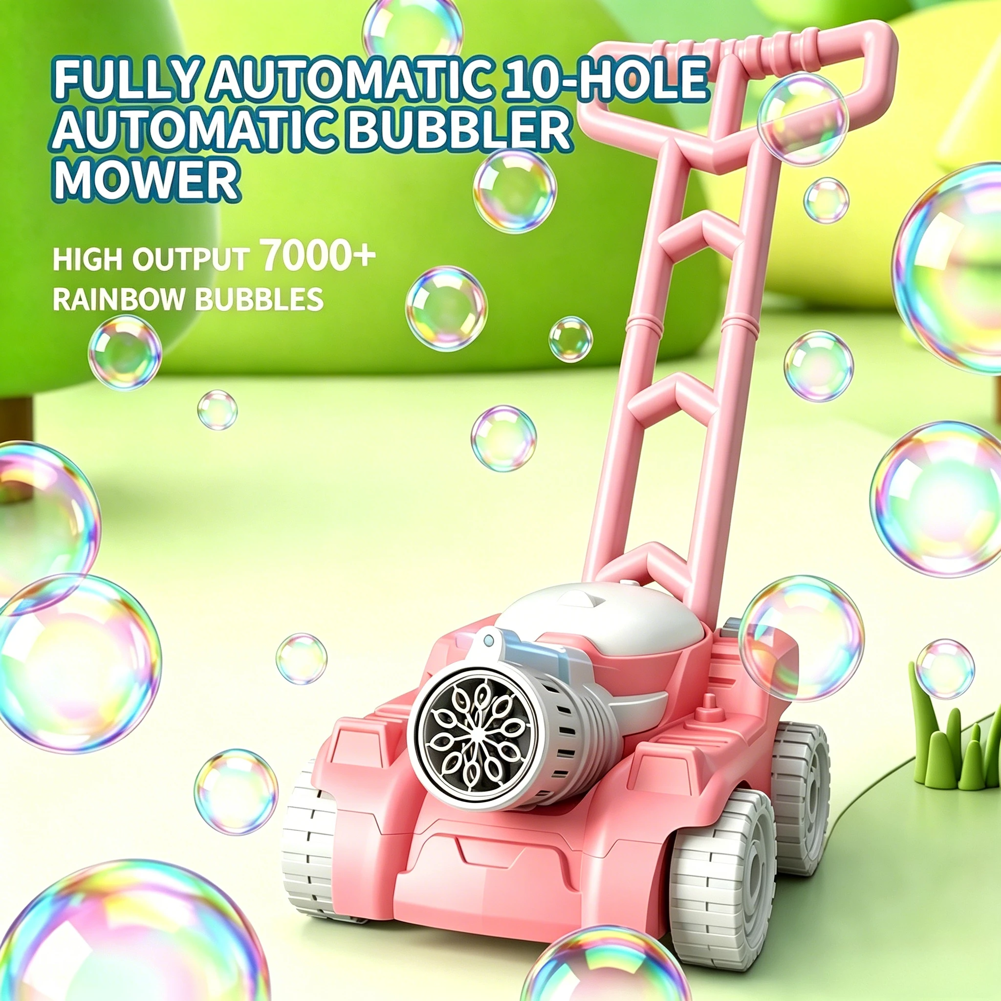 Cortacésped de burbujas, jugue - Kids Outdoor Lawn Mower reseña y precio