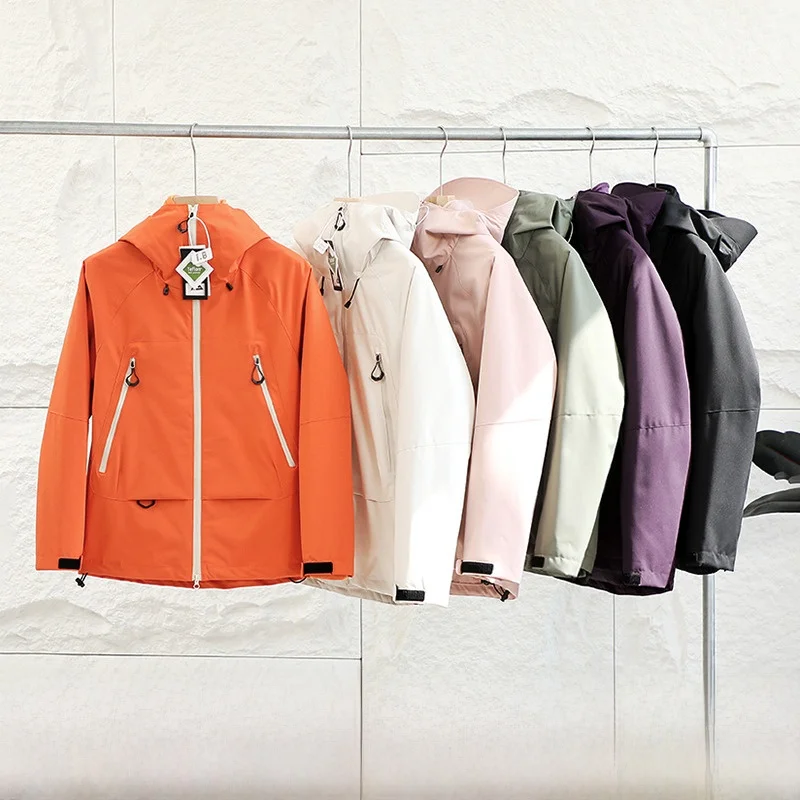 

Уличная футболка в одном, легкая, ветрозащитная, водонепроницаемая, теплая, осенне-зимняя, мужская и женская, со съемным внутренним джатом с капюшоном...