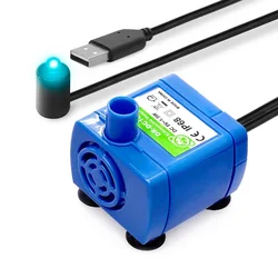 160L/H 1.5W Mini Submersible Pump USB DC 5V Pet Water Dispenser Water Pump DR-DC160 Water Pumps Ultra-quiet Brushless Motor