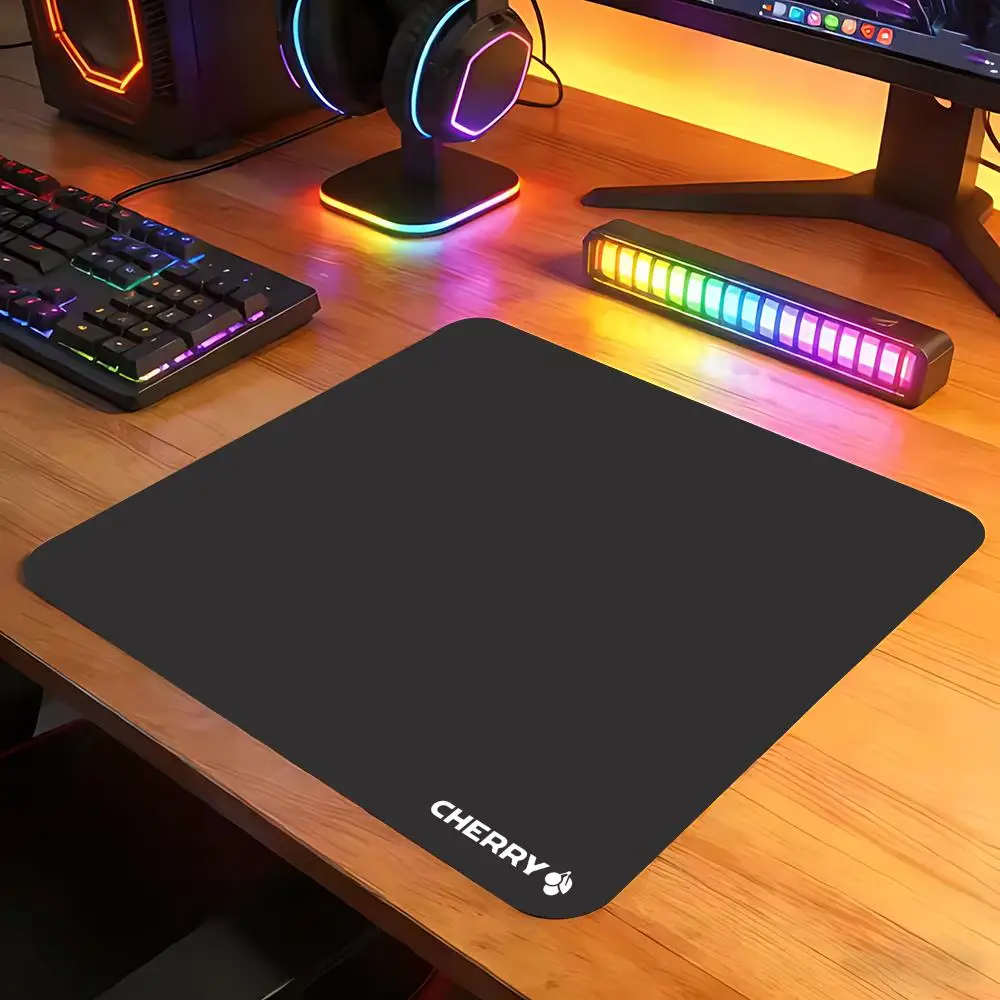 CHERRY Game equipment Mouse Pad Non-Slip Gaming Desktop Leather Easy To Clean Mat For PC Laptop Desktop
