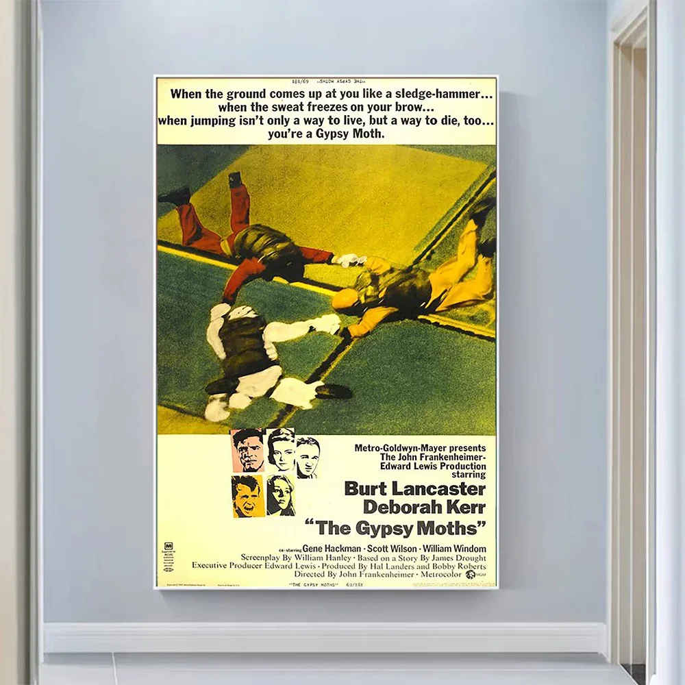 V0473 The Gypsy Moths (2) Vintage Classic Movie Wall Silk Cloth HD Poster Art Home Decoration Gift