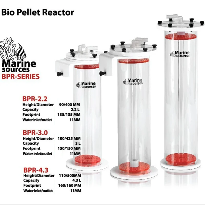 Marine Sources BRP1.0 BRP2.2 BRP3.0 BRP4.3 Red Devil Bio Pellet Reactors  NP Bean Boiling Machine