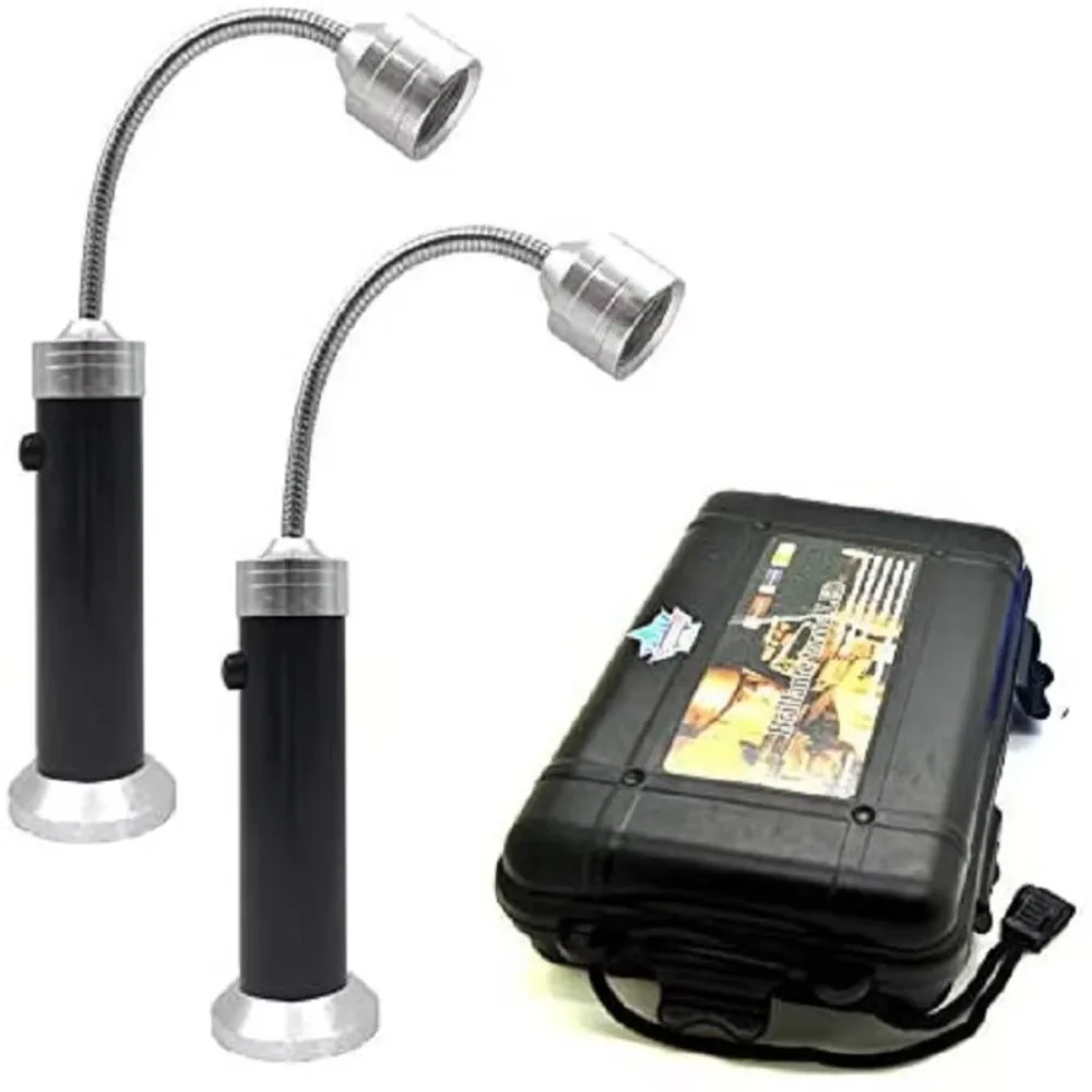 9 LED Bendable Hose Magnetic Flashlight Portable Multi-purpose BBQ Lighting for Garage Inspection Emergency Lighting
