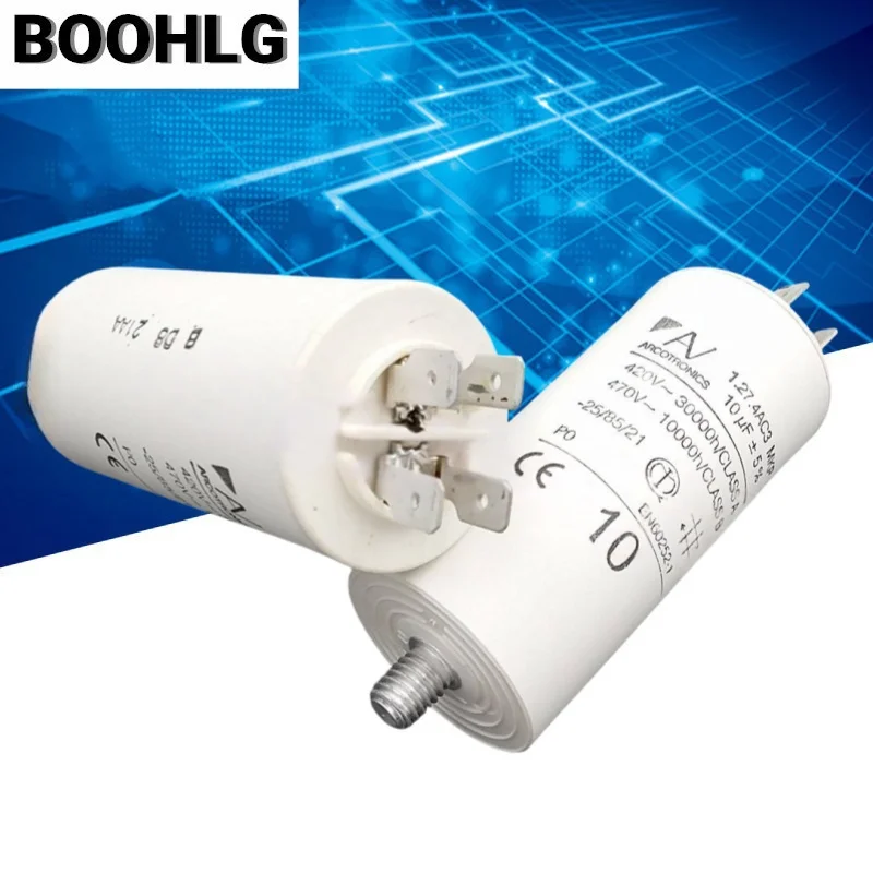 

1PCS AV 1.27.4AC3 MKP 10uF Start Capacitor
