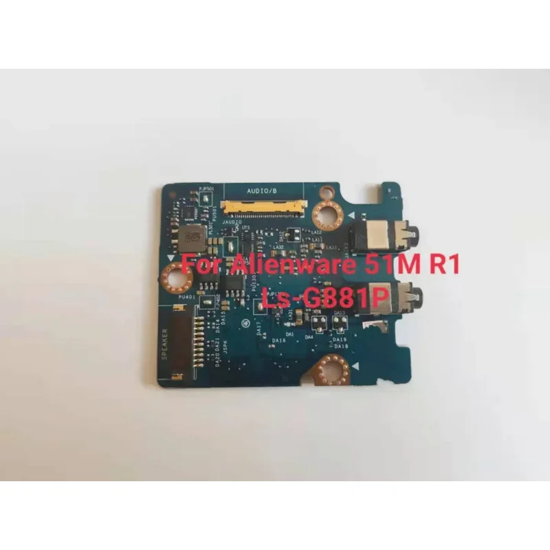 Original Laptop Parts For DELL FOR Alienware Area 51m R1 Audio Board DDQ70 LS-G881P CN-03FK2C 03FK2C 3FK2C