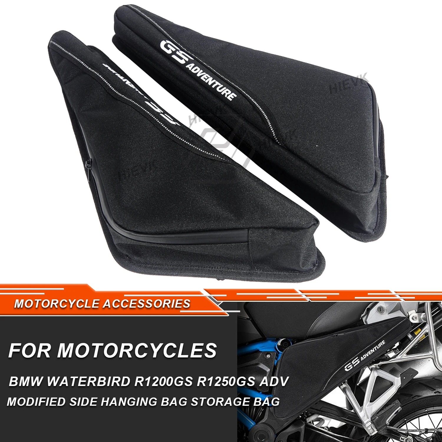 For BMW R1250GS ADV 2004-2022 Adventure Motorcycle Repair Tool Placement Bag Frame Triple-cornered Package Toolbox R1250 R RS