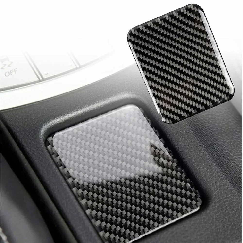 Car Real Carbon Fiber Seat Heat Panel Cover Trim Interior Accessory For Toyota 86 BRZ For Scion FR-S 2013 14 15 16 17 18 19 2020