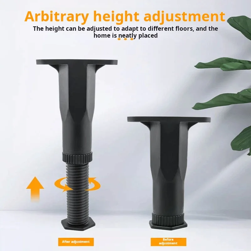 1 قطعة خزائن الأرائك أرجل الطاولة خزائن الحمام أرجل السرير قابل للتعديل الأثاث الأقواس البلاستيكية دعم إكسسوارات الأجزاء الداخلية للكمبيوتر