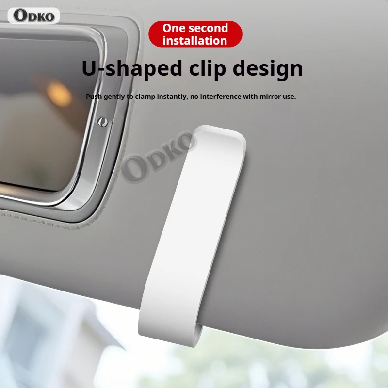 حامل نظارات مثبت على السيارة متعدد الوظائف مشبك تخزين لوح ظلة لـ Maxus T60 D60 D90 2022 D20 T70 T90 G10 G20 G50