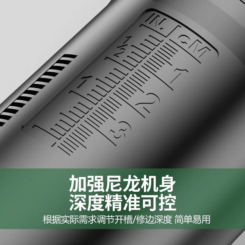 Trimmer Electric flip-chip multifunctional gong machine Wood milling Woodworking tools Engraving aluminum-plastic plate