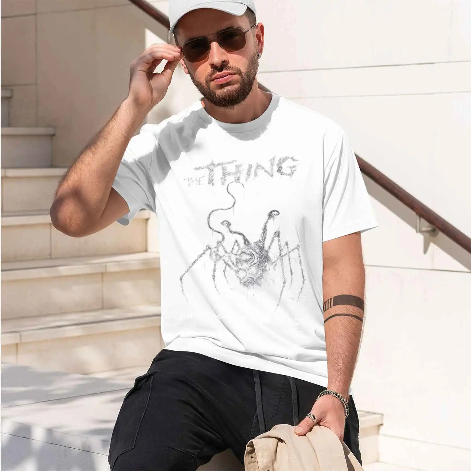 Monstrous Arct mare: Shape-Shifting Unseen Womens clothing men's crew neck t-shirt 2026 New Model Men’s Short-sleeve Classic Cas