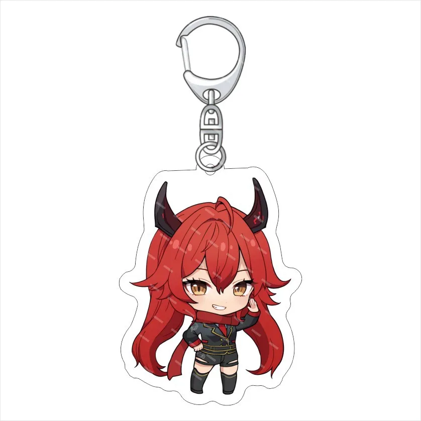 Game Goddess Of Victory Nikke Figure Keychain 6CM Girl Boy Cute Cosplay Prop Acrylic Key Chain Bag Pendant Sign Fans Gift