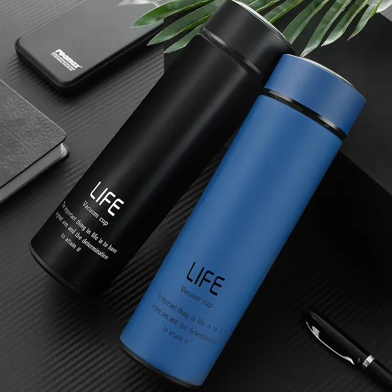 Stainless Steel Thermos Water Cup Portable Straight Bottle Motionoutdoor Couple Water Cup Gift Vacuum Flask Stanleys cup Cafe