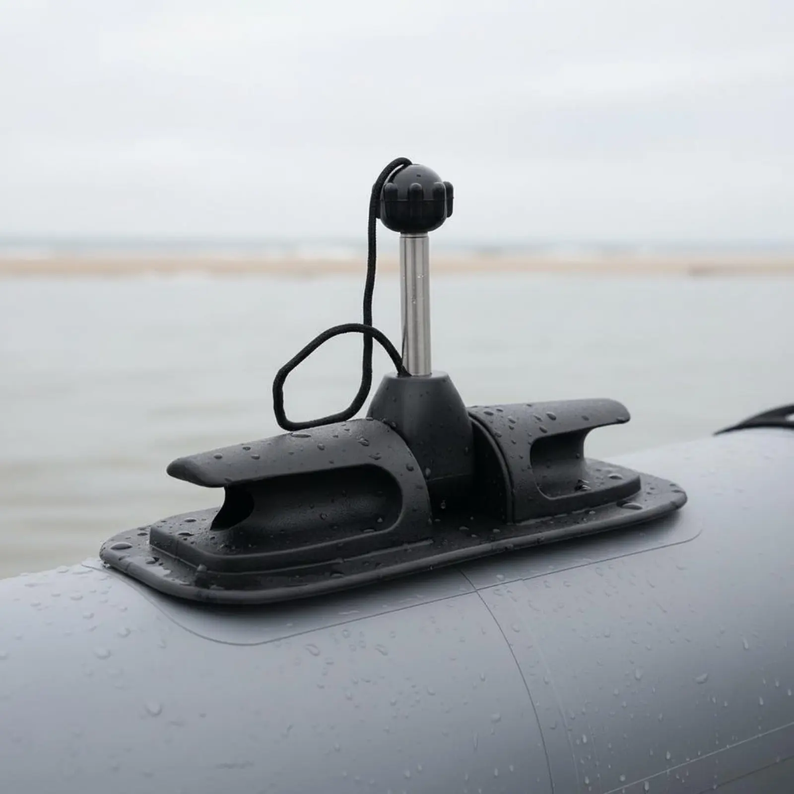 Inflatable Boat Oar Lock Easy Install Inflatable Boat Oarlock Mount Kayak Paddle Holder Stick-on Holder Wear-Resistant