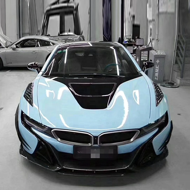 Electric Berserker Style Carbon Fiber Front Lip Rear Lip Diffuser Side Skirts Spoiler Car Body Kits for I8 Other Auto Parts