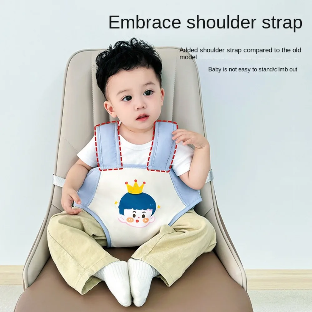 Polyester Baby Dining Chair Strap Safety Cartoon Safety Belt Protection Stroller Fixed Belt Multifunctional Safety Seat Harness