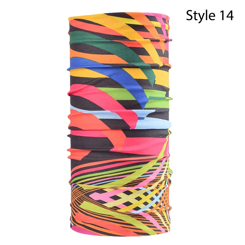 Anti-UV Mask Riding Mask Printed Scarf Motorcycle Turban Sport Headwear Hats Neck Sun Protection Multicolors Neck Warmer Outdoor