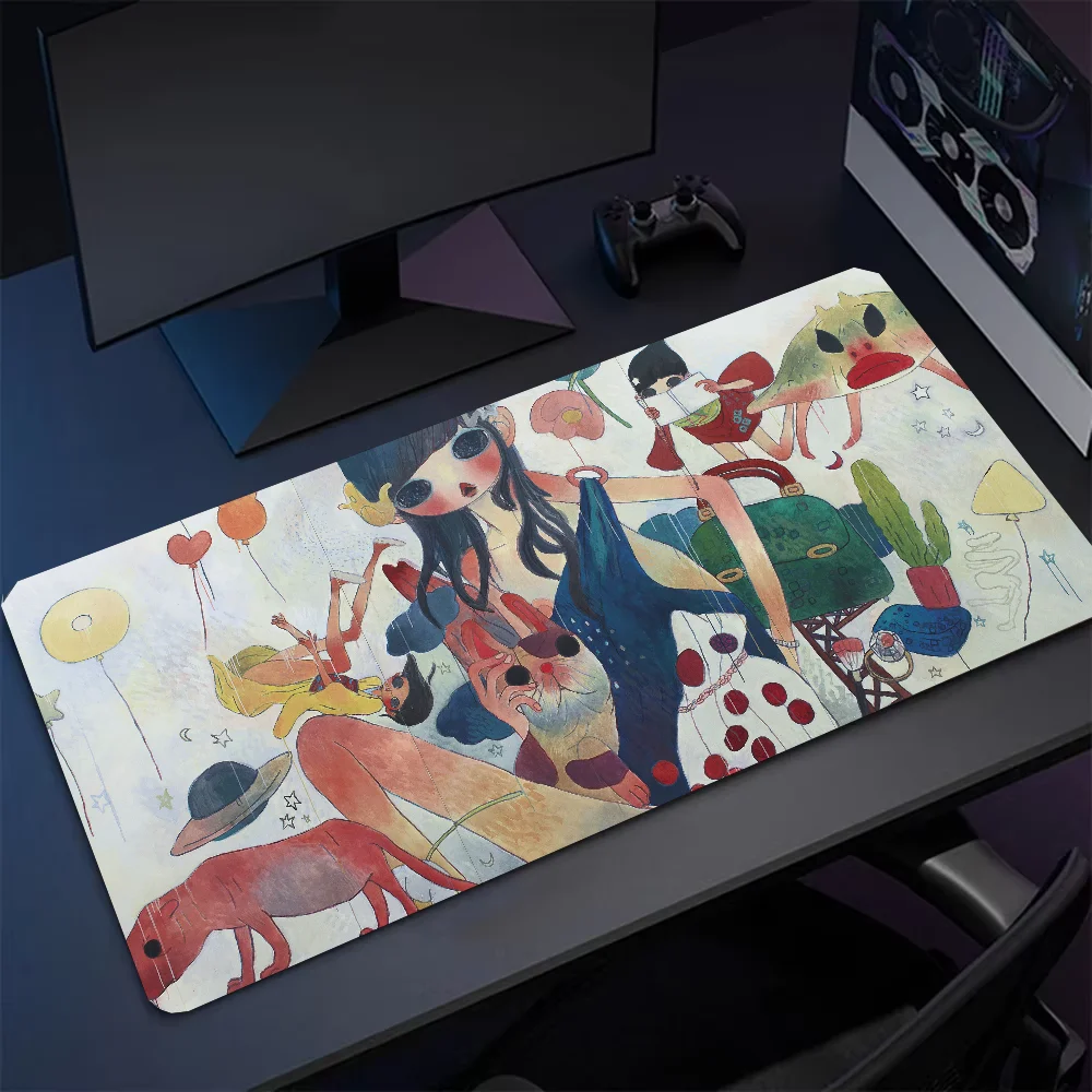 A-Aya T-Takano Non-slip Mouse Pad Suitable For Office Computers Laptops E-sports Game Desk Mats XXL Keyboard