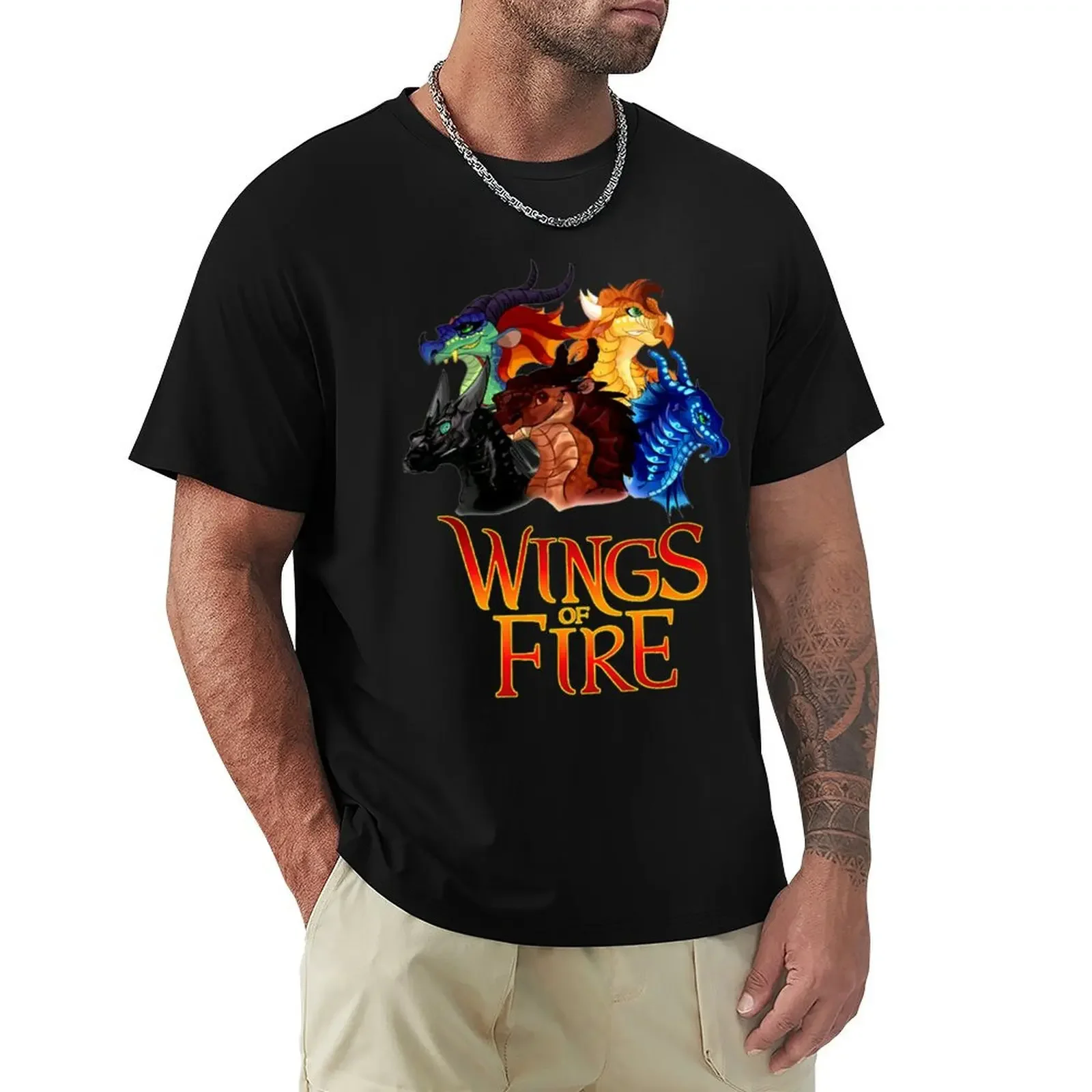 Wings Of Fire All Together T-Shirt quick drying custom shirt vintage plain black t shirts men