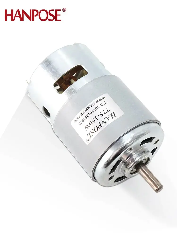 Hanpose 775-150W 775-200W 895-360W Spindelmotor 3000-12000 U/min 775 Motor 12000 U/min Rasenmähermotor mit zwei Kugellagern