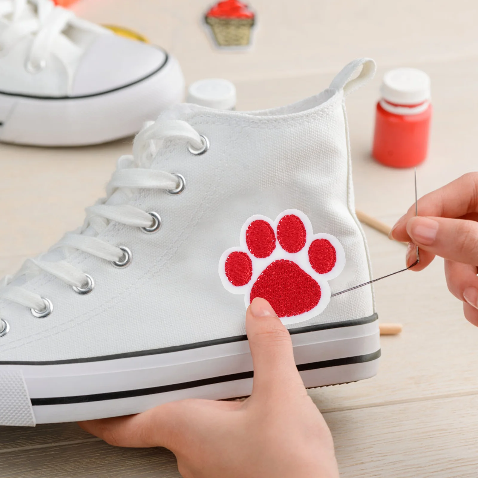 10 قطعة لاصق باو التطريز بقع دائم القماش الزخرفية الملابس بقع للسترات معاطف القبعات أكياس إصلاح متعددة الوظائف #4