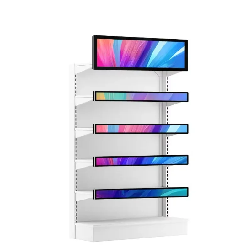 28.8-Inch advertising display intelligent digital signage LCD machine strip screen advertising display shelf