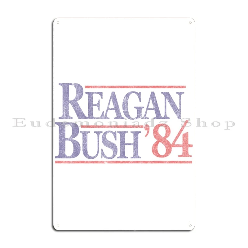 Retro Reagan Metal Signs Bar Design Vintage Printing Club Tin Sign Poster