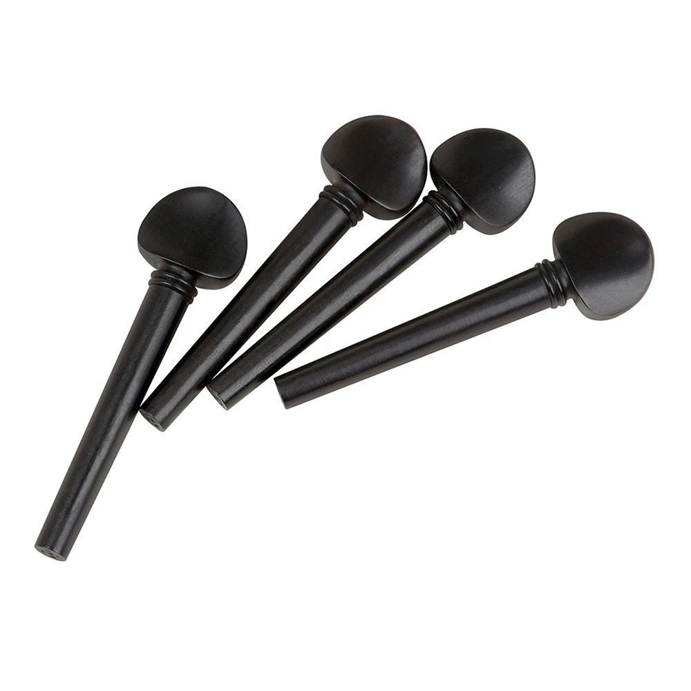 

A99I-12Pcs Ebony Tuning Pegs Shaft OUD Tuning Pegs Endpin Set Adjusted Tone Replace OUD Accessories