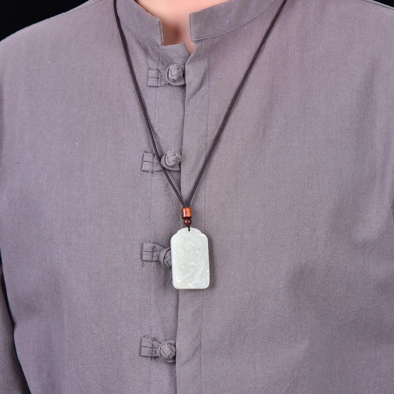 Hetian Jade Wealth-Attracting Pixiu Pendant