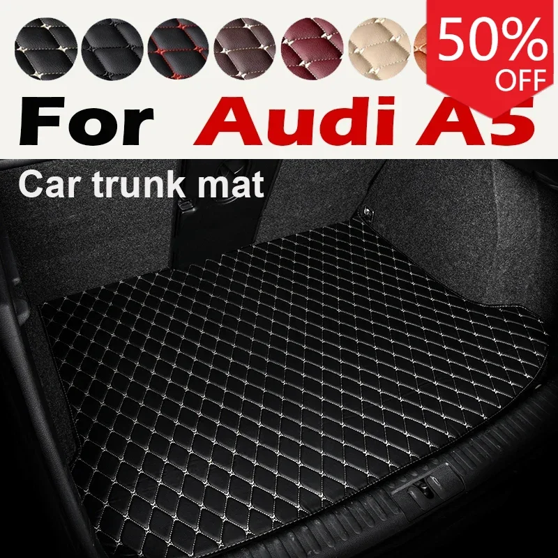 Car trunk mat for Audi A5 Sedan/Sportback Four doors 2017 2018 2019 2020 2021 cargo liner carpet interior accessories cover