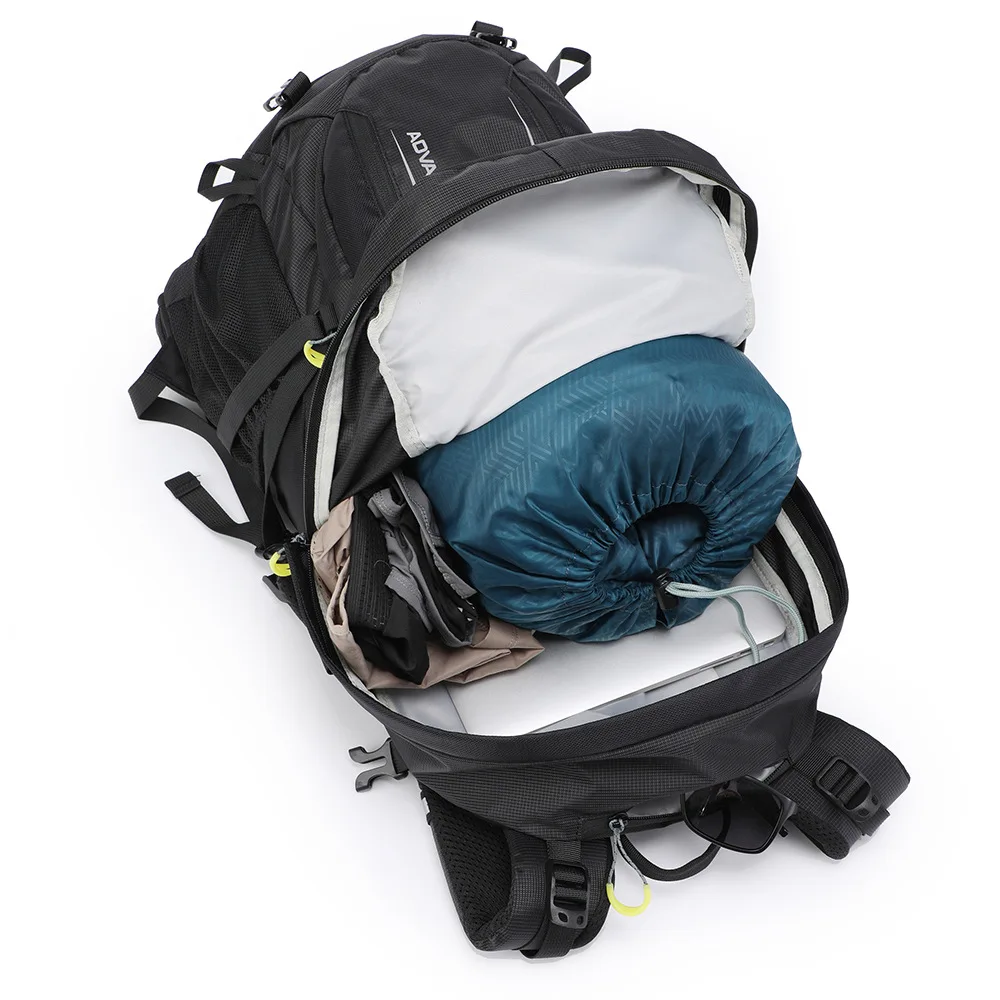 Imagem -03 - Nevo Rhino 40l Leve Multifuncional Caminhadas Mochila de Tecido de Náilon Bolsa Acampamento Esportes ao ar Livre Mochila com Capa Chuva